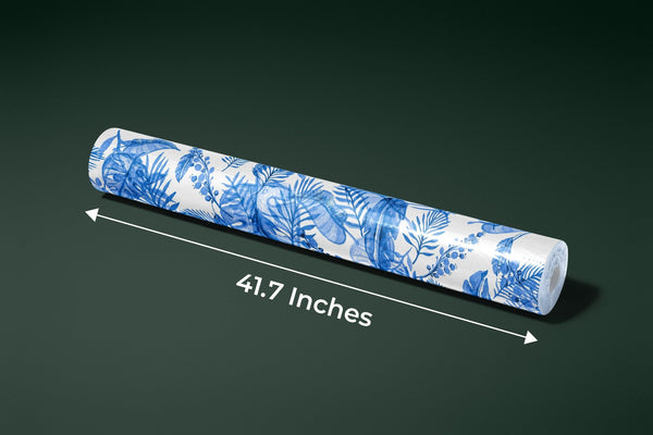 Blue Tropic Plants Wallpaper, Aquamarine Tropical Mural, Oversized Custom Size Wall Art, Non - Woven, Non - Adhesive, Modern Wall Paper, Removable - Adawall Wallpaper - Registered Trade Accounts Only, Wallpaper Wholesale Account - W77554 - Adawall Wholesale - Wallpaper Wholesaler