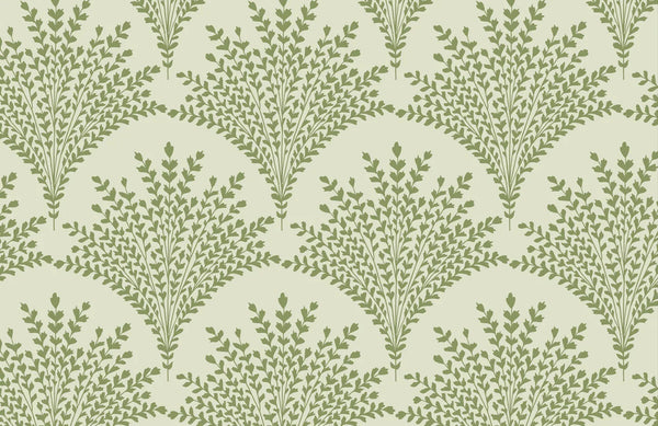 Bouquet of Leaves Wallpaper, Pastel Green Mural, Oversized Custom Size Wall Art, Non - Woven, Non - Adhesive, Modern Wall Paper, Removable - Adawall Wallpaper - Registered Trade Accounts Only, Wallpaper Wholesale Account - W77556 - Adawall Wholesale - Wallpaper Wholesaler