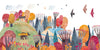 Bright Autumn Wallpaper, Village Mural, Oversized Custom Size Wall Art, Non - Woven, Non - Adhesive, Modern Wall Paper, Removable - Adawall Wallpaper - Registered Trade Accounts Only, Wallpaper Wholesale Account - W77944 - Adawall Wholesale - Wallpaper Wholesaler