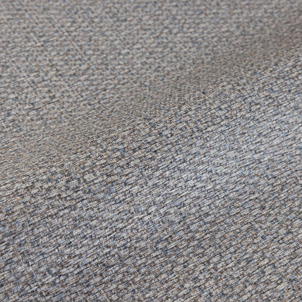 Brown, Blue Woven Textured Jute Wallpaper, Burlap Pattern Fiber Weave Pattern Non-Pasted - Walloro High End Wallcoverings & More
