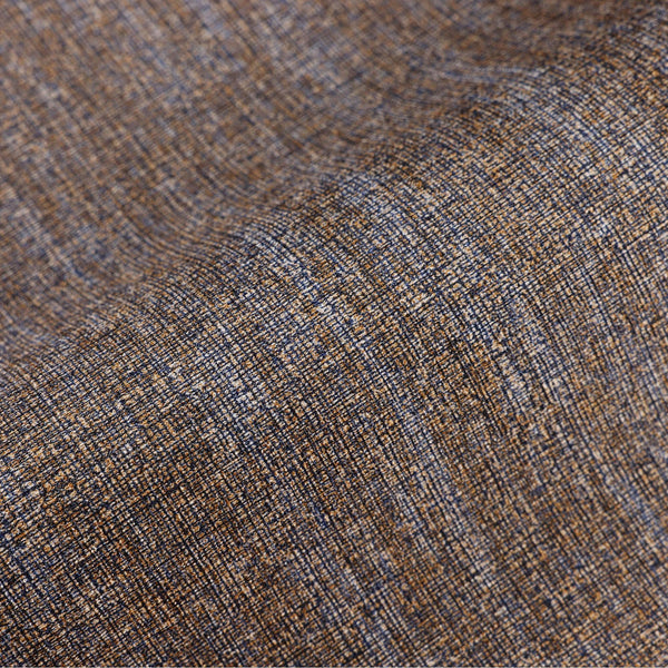 Brown, Dark Blue Stylish Fabric Textured Wallpaper, Modern Linen Style Abstract Minimalist Non-Pasted Wall Paper, Wallcovering - Walloro High End Wallcoverings & More
