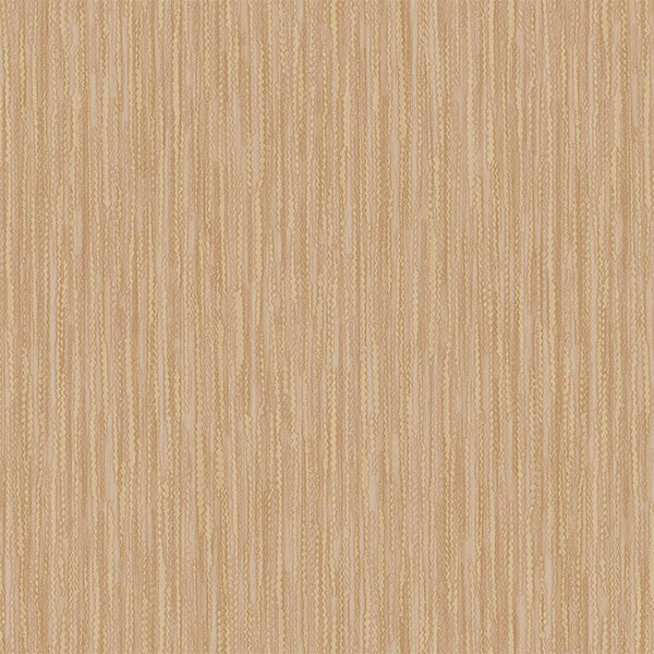 Brown Shiny 3D Embossed Striped Wallpaper, Plain Color Textured Wall Paper - Walloro High End Wallcoverings & More