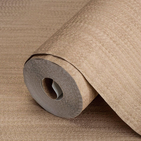 Brown Shiny 3D Embossed Striped Wallpaper, Plain Color Textured Wall Paper - Adawall Wallpaper - Registered Trade Accounts Only, Wallpaper Wholesale Account - 9910-5 - Adawall Wholesale - Wallpaper Wholesaler