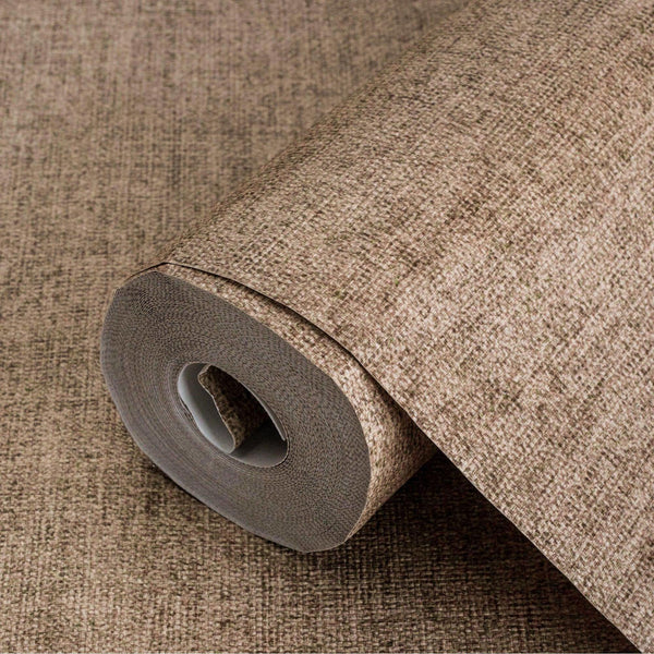 Brown Sprakling Linen Texture Textured Wallpaper, Classical Woven Fabric Decorative Wallcovering - Adawall Wallpaper - Registered Trade Accounts Only, Wallpaper Wholesale Account - 7816-10 - Adawall Wholesale - Wallpaper Wholesaler