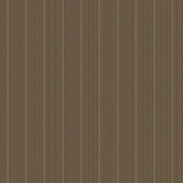 Brown Thin Striped 3D Embossed Wallpaper, Stylish Fabric Like Patterns Wallcovering - Walloro High End Wallcoverings & More