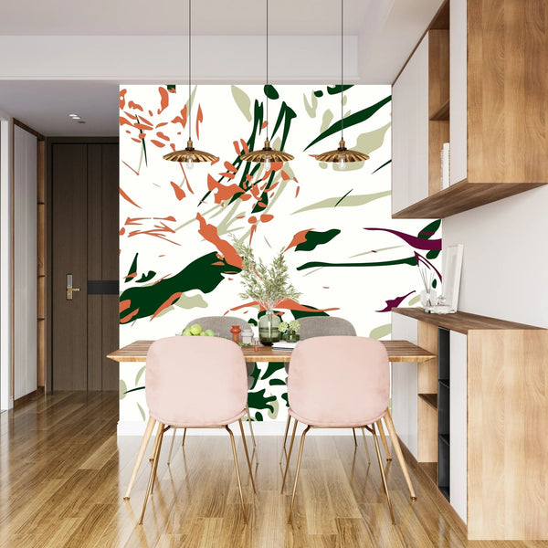 Brush Strokes Wallpaper, Abstract Mural, Oversized Custom Size Wall Art, Non - Woven, Non - Adhesive, Modern Wall Paper, Removable - Adawall Wallpaper - Registered Trade Accounts Only, Wallpaper Wholesale Account - W77880 - Adawall Wholesale - Wallpaper Wholesaler