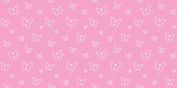 Butterflies, Pink Background Wallpaper, Seamless Pattern Mural, Oversized Custom Size Wall Art, Non - Woven, Non - Adhesive, Modern Wall Paper, Removable - Adawall Wallpaper - Registered Trade Accounts Only, Wallpaper Wholesale Account - W78017 - Adawall Wholesale - Wallpaper Wholesaler
