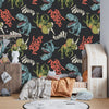 Cartoon Dinosaurs Wallpaper, Seamless Pattern Mural, Oversized Custom Size Wall Art, Non - Woven, Non - Adhesive, Modern Wall Paper, Removable - Adawall Wallpaper - Registered Trade Accounts Only, Wallpaper Wholesale Account - W77551 - Adawall Wholesale - Wallpaper Wholesaler