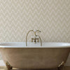 Chevron Wallpaper, Ivory, Beige, White Geometric Deep Embossed Zigzag Pattern Geometric Wallcovering - Adawall Wallpaper - Registered Trade Accounts Only, Wallpaper Wholesale Account - 1509-1 - Adawall Wholesale - Wallpaper Wholesaler