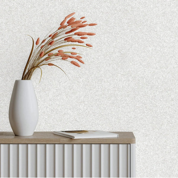 Chic 3D Embossed Wallpaper, Off White Glittering Solid Color Modern Wall Paper for Home and Commercial Use, Non - Woven - Adawall Wallpaper - Registered Trade Accounts Only, Wallpaper Wholesale Account - 1404-2 - Adawall Wholesale - Wallpaper Wholesaler