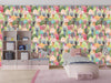 Childish Forest Wallpaper, Seamless Pattern Mural, Oversized Custom Size Wall Art, Non - Woven, Non - Adhesive, Modern Wall Paper, Removable - Adawall Wallpaper - Registered Trade Accounts Only, Wallpaper Wholesale Account - W77588 - Adawall Wholesale - Wallpaper Wholesaler