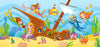 Children Swim Wallpaper, Mermaids Mural, Oversized Custom Size Wall Art, Non - Woven, Non - Adhesive, Modern Wall Paper, Removable - Adawall Wallpaper - Registered Trade Accounts Only, Wallpaper Wholesale Account - W78129 - Adawall Wholesale - Wallpaper Wholesaler