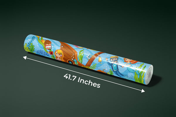Children Swim Wallpaper, Mermaids Mural, Oversized Custom Size Wall Art, Non - Woven, Non - Adhesive, Modern Wall Paper, Removable - Adawall Wallpaper - Registered Trade Accounts Only, Wallpaper Wholesale Account - W78129 - Adawall Wholesale - Wallpaper Wholesaler