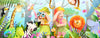 Children Wallpaper, Jungle Animals Mural, Oversized Custom Size Wall Art, Non - Woven, Non - Adhesive, Modern Wall Paper, Removable - Adawall Wallpaper - Registered Trade Accounts Only, Wallpaper Wholesale Account - W78115 - Adawall Wholesale - Wallpaper Wholesaler