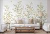 Chinoiserie Floral Blossoms Wall Mural, White Botanical Tree Flowers Wallpaper, Custom Size Wall Covering, Non - Woven, Non - Adhesive, Removable, Washable - Adawall Wallpaper - Registered Trade Accounts Only, Wallpaper Wholesale Account - FJ303-1 - Adawall Wholesale - Wallpaper Wholesaler