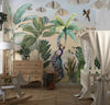 Chinoiserie Style Wallpaper, Birds, Plants Mural, Oversized Custom Size Wall Art, Non - Woven, Non - Adhesive, Modern Wall Paper, Removable - Adawall Wallpaper - Registered Trade Accounts Only, Wallpaper Wholesale Account - W77809 - Adawall Wholesale - Wallpaper Wholesaler