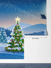 Christmas, Santa Wallpaper, Winter Landscape Mural, Oversized Custom Size Wall Art, Non - Woven, Non - Adhesive, Modern Wall Paper, Removable - Adawall Wallpaper - Registered Trade Accounts Only, Wallpaper Wholesale Account - W78122 - Adawall Wholesale - Wallpaper Wholesaler
