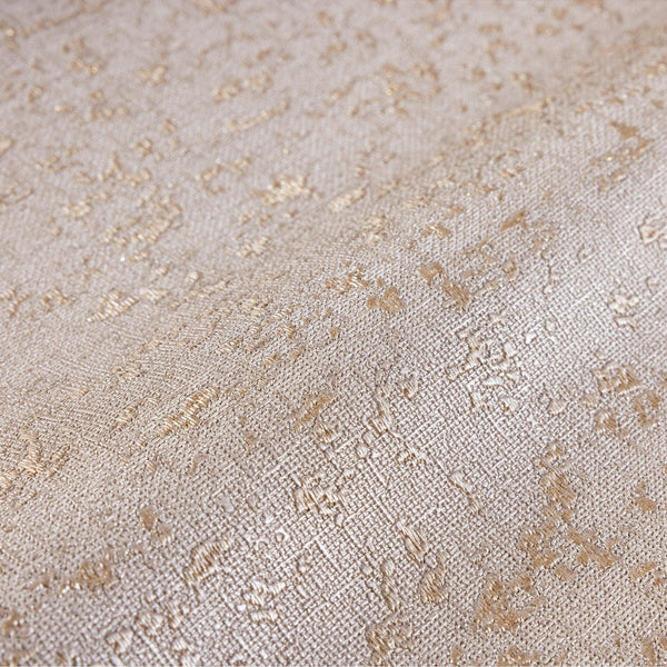 Classic Abstract Metallic Accent Wallpaper, Beige 3D Embossed Solid Color Glitter Shimmer Elegant Wallcovering - Walloro High End Wallcoverings & More