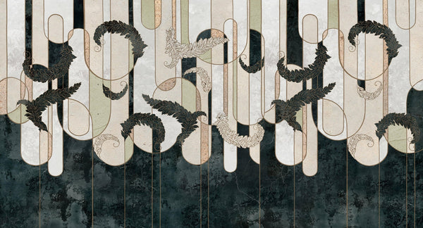 Classic Baroque Wallpaper, Geometric Mural, Oversized Custom Size Wall Art, Non - Woven, Non - Adhesive, Modern Wall Paper, Removable - Adawall Wallpaper - Registered Trade Accounts Only, Wallpaper Wholesale Account - W78142 - Adawall Wholesale - Wallpaper Wholesaler