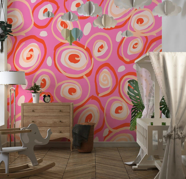 Colorful Abstract Wallpaper, Seamless Pattern Mural, Oversized Custom Size Wall Art, Non - Woven, Non - Adhesive, Modern Wall Paper, Removable - Adawall Wallpaper - Registered Trade Accounts Only, Wallpaper Wholesale Account - W77971 - Adawall Wholesale - Wallpaper Wholesaler