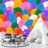 Colorful Cartoon People Wallpaper, Seamless Pattern Mural, Oversized Custom Size Wall Art, Non - Woven, Non - Adhesive, Modern Wall Paper, Removable - Adawall Wallpaper - Registered Trade Accounts Only, Wallpaper Wholesale Account - W78200 - Adawall Wholesale - Wallpaper Wholesaler