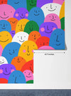 Colorful Cartoon People Wallpaper, Seamless Pattern Mural, Oversized Custom Size Wall Art, Non - Woven, Non - Adhesive, Modern Wall Paper, Removable - Adawall Wallpaper - Registered Trade Accounts Only, Wallpaper Wholesale Account - W78200 - Adawall Wholesale - Wallpaper Wholesaler
