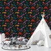 Colorful Dinosaur Skeletons Wallpaper, Seamless Pattern Mural, Oversized Custom Size Wall Art, Non - Woven, Non - Adhesive, Modern Wall Paper, Removable - Adawall Wallpaper - Registered Trade Accounts Only, Wallpaper Wholesale Account - W77552 - Adawall Wholesale - Wallpaper Wholesaler