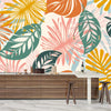 Colorful Tropical Leaves Wallpaper, Seamless Pattern Mural, Oversized Custom Size Wall Art, Non - Woven, Non - Adhesive, Modern Wall Paper, Removable - Adawall Wallpaper - Registered Trade Accounts Only, Wallpaper Wholesale Account - W77733 - Adawall Wholesale - Wallpaper Wholesaler