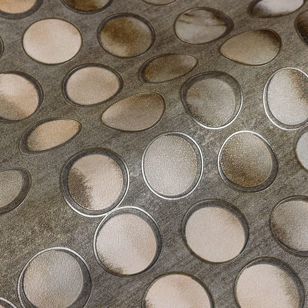 Contemporary Circles Geometric Wallpaper, Rich Textured Embossed Wallcovering, Traditional, Brown Neutral Colors, Extra Large 114 sq ft Roll - Adawall Wallpaper - Registered Trade Accounts Only, Wallpaper Wholesale Account - 4706-4 - Adawall Wholesale - Wallpaper Wholesaler