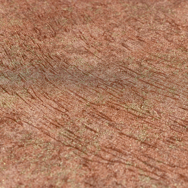 Copper Distressed Rustic 3D Embossed Wallpaper, Metallic Rich Textured Industrial Wallcovering - Walloro High End Wallcoverings & More