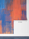 Crazy Sketch Red and Blue Wallpaper, Chaos and Variety Mural, Oversized Custom Size Wall Art, Non - Woven, Non - Adhesive, Modern Wall Paper, Removable - Adawall Wallpaper - Registered Trade Accounts Only, Wallpaper Wholesale Account - W77618 - Adawall Wholesale - Wallpaper Wholesaler