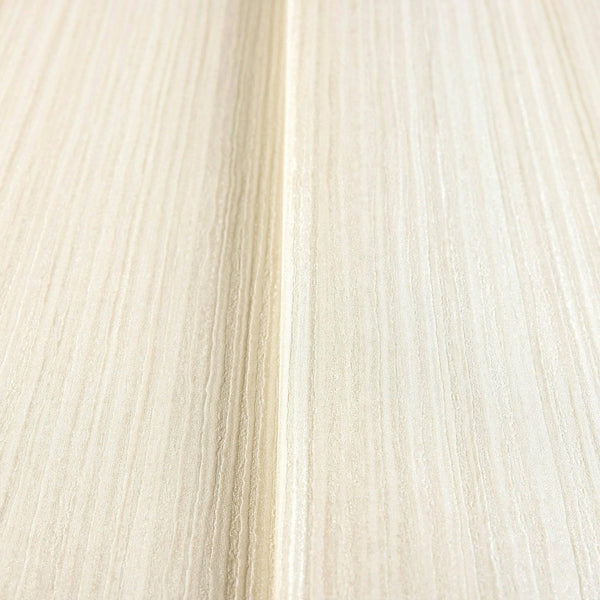 Cream Modern Embossed Striped Wallpaper, Plain Solid Color Textured Wallcovering - Walloro High End Wallcoverings & More