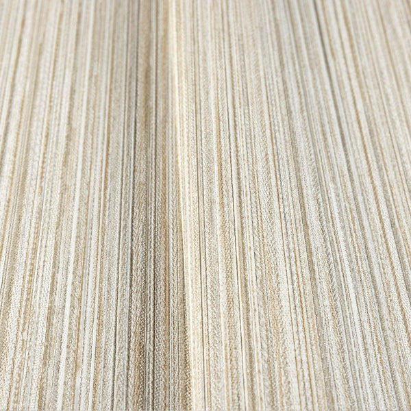 Cream Stylish Thin Stripes Wallpaper, 3D Deep Embossed Wallcovering for Interior Design Ideas - Walloro High End Wallcoverings & More