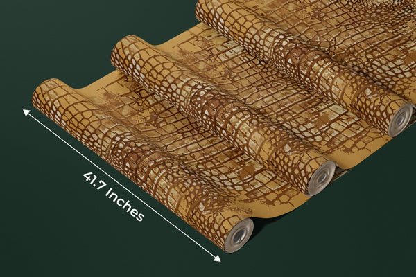 Crocodile Skin Wallpaper, Seamless Pattern Mural, Oversized Custom Size Wall Art, Non - Woven, Non - Adhesive, Modern Wall Paper, Removable - Adawall Wallpaper - Registered Trade Accounts Only, Wallpaper Wholesale Account - W78097 - Adawall Wholesale - Wallpaper Wholesaler