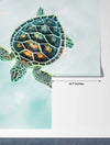 Cute Baby Turtle Wallpaper, Turquoise Water Mural, Oversized Custom Size Wall Art, Non - Woven, Non - Adhesive, Modern Wall Paper, Removable - Adawall Wallpaper - Registered Trade Accounts Only, Wallpaper Wholesale Account - W77611 - Adawall Wholesale - Wallpaper Wholesaler