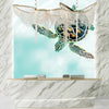 Cute Baby Turtle Wallpaper, Turquoise Water Mural, Oversized Custom Size Wall Art, Non - Woven, Non - Adhesive, Modern Wall Paper, Removable - Adawall Wallpaper - Registered Trade Accounts Only, Wallpaper Wholesale Account - W77611 - Adawall Wholesale - Wallpaper Wholesaler