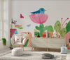 Cute Village Wallpaper, Seamless Pattern Mural, Oversized Custom Size Wall Art, Non - Woven, Non - Adhesive, Modern Wall Paper, Removable - Adawall Wallpaper - Registered Trade Accounts Only, Wallpaper Wholesale Account - W77947 - Adawall Wholesale - Wallpaper Wholesaler