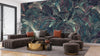 Dark Blue and Red Wallpaper, Abstract Shapes Mural, Oversized Custom Size Wall Art, Non - Woven, Non - Adhesive, Modern Wall Paper, Removable - Adawall Wallpaper - Registered Trade Accounts Only, Wallpaper Wholesale Account - W77643 - Adawall Wholesale - Wallpaper Wholesaler