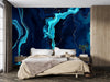 Dark Blue Marble Wallpaper, Gold Abstract Mural, Oversized Custom Size Wall Art, Non - Woven, Non - Adhesive, Modern Wall Paper, Removable - Adawall Wallpaper - Registered Trade Accounts Only, Wallpaper Wholesale Account - W77917 - Adawall Wholesale - Wallpaper Wholesaler