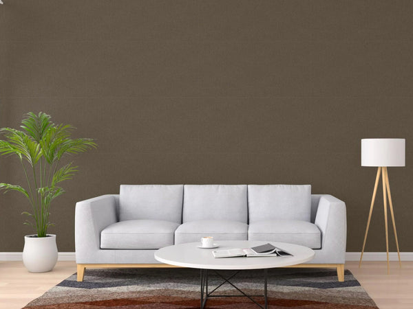 Dark Brown Sparkling Plain Color Textured Wallpaper, Modern Look NEutral Colors Glittering Wallcovering - Walloro High End Wallcoverings & More