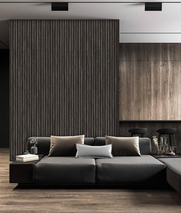 Dark Wood Grain Wall Panel, PS Wall Home Decoration Panel - Premium Quality - Adawall Wallpaper - Registered Trade Accounts Only, Wallpaper Wholesale Account - APS205 - Adawall Wholesale - Wallpaper Wholesaler