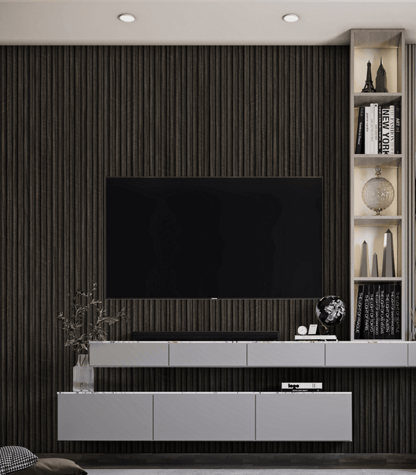 Dark Wood Grain Wall Panel, PS Wall Home Decoration Panel - Premium Quality - Adawall Wallpaper - Registered Trade Accounts Only, Wallpaper Wholesale Account - APS205 - Adawall Wholesale - Wallpaper Wholesaler