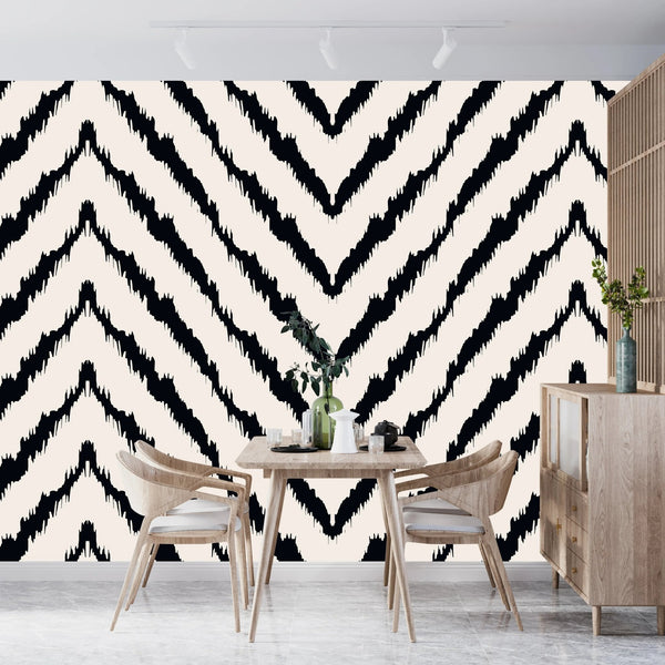 Diagonal Ikat Wallpaper, Seamless Pattern Mural, Oversized Custom Size Wall Art, Non - Woven, Non - Adhesive, Modern Wall Paper, Removable - Adawall Wallpaper - Registered Trade Accounts Only, Wallpaper Wholesale Account - W77680 - Adawall Wholesale - Wallpaper Wholesaler