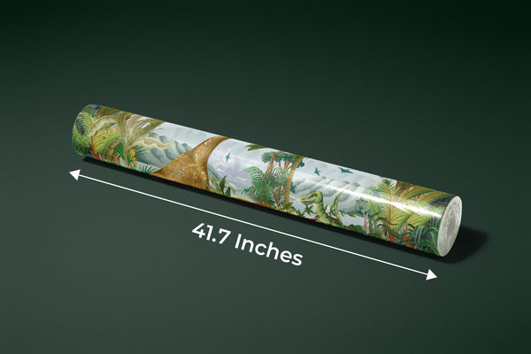 Dino World Wallpaper, Palms Mural, Oversized Custom Size Wall Art, Non - Woven, Non - Adhesive, Modern Wall Paper, Removable - Adawall Wallpaper - Registered Trade Accounts Only, Wallpaper Wholesale Account - W77757 - Adawall Wholesale - Wallpaper Wholesaler