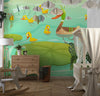 Duck Family Wallpaper, Lake Mural, Oversized Custom Size Wall Art, Non - Woven, Non - Adhesive, Modern Wall Paper, Removable - Adawall Wallpaper - Registered Trade Accounts Only, Wallpaper Wholesale Account - W78133 - Adawall Wholesale - Wallpaper Wholesaler