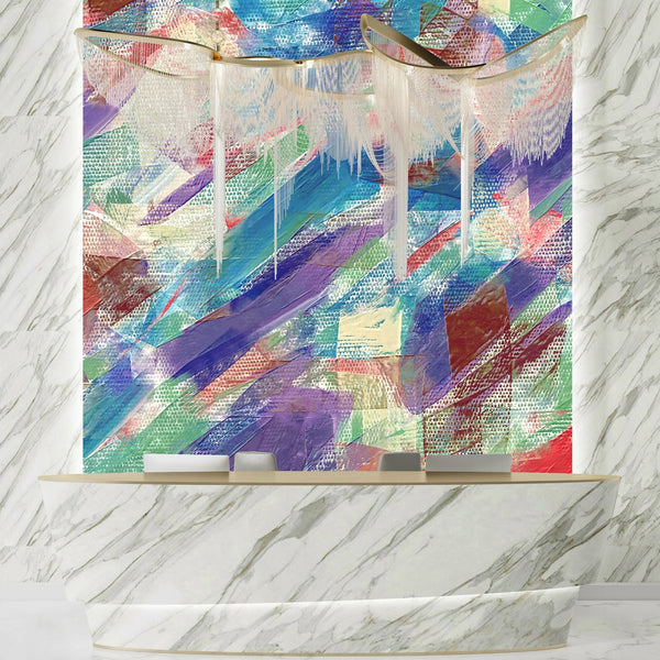 Edgy Graffiti Style Wallpaper, Neon Colors Mural, Oversized Custom Size Wall Art, Non - Woven, Non - Adhesive, Modern Wall Paper, Removable - Adawall Wallpaper - Registered Trade Accounts Only, Wallpaper Wholesale Account - W78214 - Adawall Wholesale - Wallpaper Wholesaler