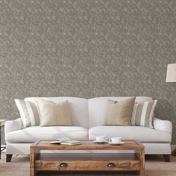 Elegant 3D Embossed Wallpaper, Gray Plain Color Distressed Pattern Modern Abstract Wallcovering, Sturdy Large 114 sq ft Roll - Walloro High End Wallcoverings & More