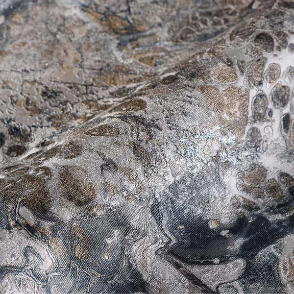 Elegant Blue Spark Marble Wallpaper, Blue, Gray Home Wall Decor, Shiny Marbled Wallpaper, Textured Wallcovering Non-Adhesive, Non-Peel and Stick - Walloro High End Wallcoverings & More