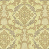 Elegant Damask Deep Embossed Wallpaper,3D Textured Wallcovering, Traditional, Extra Large 114 sq ft Roll, Fabric Feel, Durable, Light Green - Walloro High End Wallcoverings & More