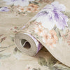 Elegant Deep Embossed Floral Wallpaper, Rich Textured Wallcovering, Traditional, Beige Purple, Extra Large 114 sq ft Roll, Flowers Wallpaper - Adawall Wallpaper - Registered Trade Accounts Only, Wallpaper Wholesale Account - 4708-2 - Adawall Wholesale - Wallpaper Wholesaler